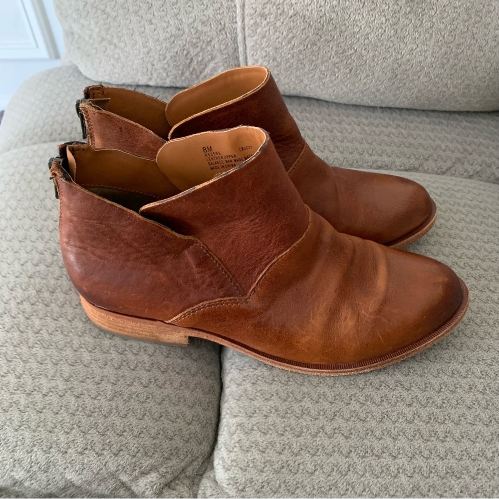 Kork-Ease Brown Ankle Boots